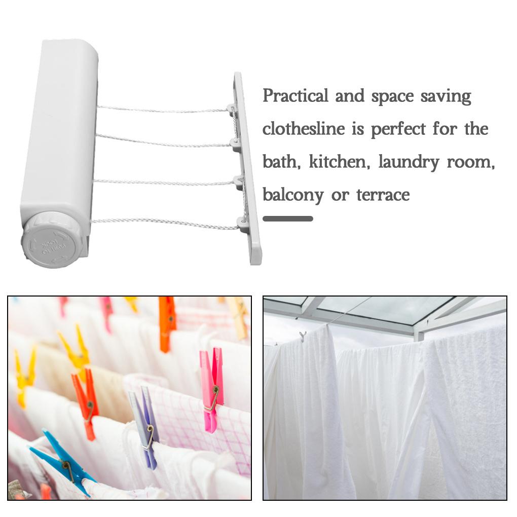 Clothes Hanger Rope Retractable Outdoor Towel Line Flexible Clothesline String Multi-functional Laundry Hangers for Supplies
