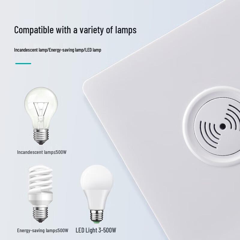 Taili Flush-Mounted Sound & Light Sensor Delay Switch