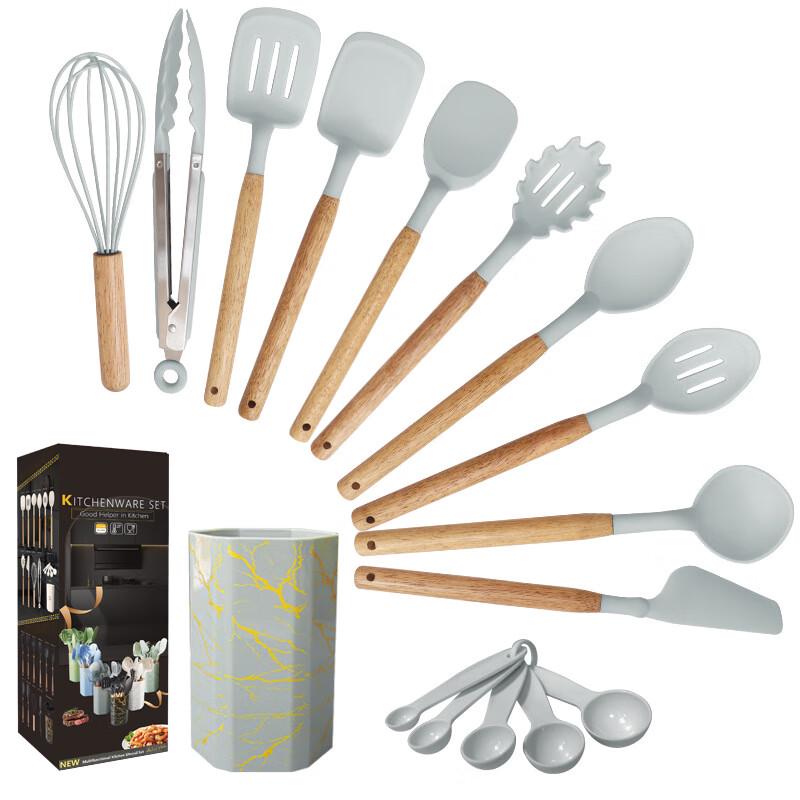 ZISIZ 12-teiliges Silikon-Küchenutensilien-Set