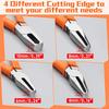 LEONTOOL End Plastic Nippers, Straight Blade, Precision End Nippers, Micro End Nippers, Miniature End Nippers, End Cutting Nippers, End Cutter, Gate C