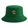 Unisex Camel Print Bucket Hat Reversible Retro Fisherman Cap Available In Multiple Retro Colors Outdoor Sun Protection Hat