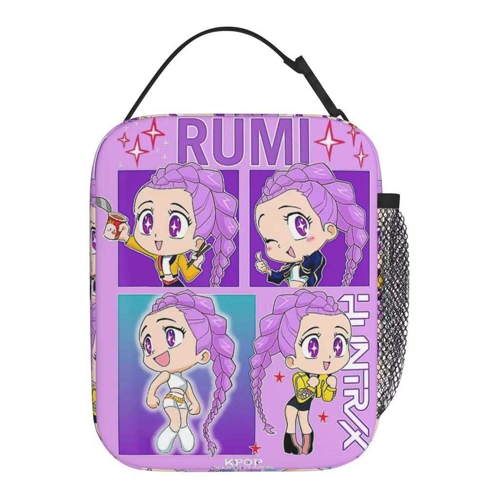 Lunch Bag Outdoor Picnic Lunch Box Retro Graphic Design Tote Food Bags Oxford Portable Insulated Cooler Bag