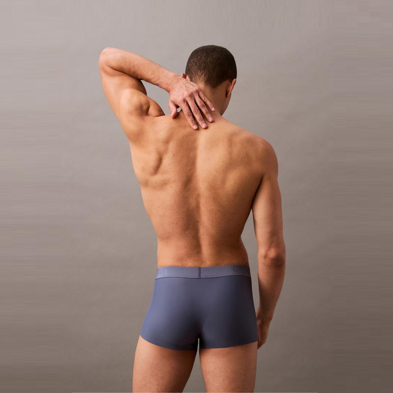Calvin Klein Black Label Lightweight Low Rise Anti-Chafing Boxer Briefs Men underwear Aurora-Blue NB3634-C9T