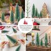 Mini Weihnachtsbaumdeko mit schneebedeckter Kiefer DIY Ornamente Winter Schnee Ornamente Bäume für Weihnachtsfeier Heimparty Neujahrsdeko