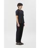 Brenwood [Very Comfortable] Seersack Round Neck T-Shirt Brtam26951Gyx