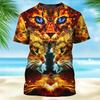 Custom Name Husky Shepherd Dog Cat Pet Personalized Name 3D Round Neck Harajuku Summer Casual Funny Short Sleeves T-Shirts A01