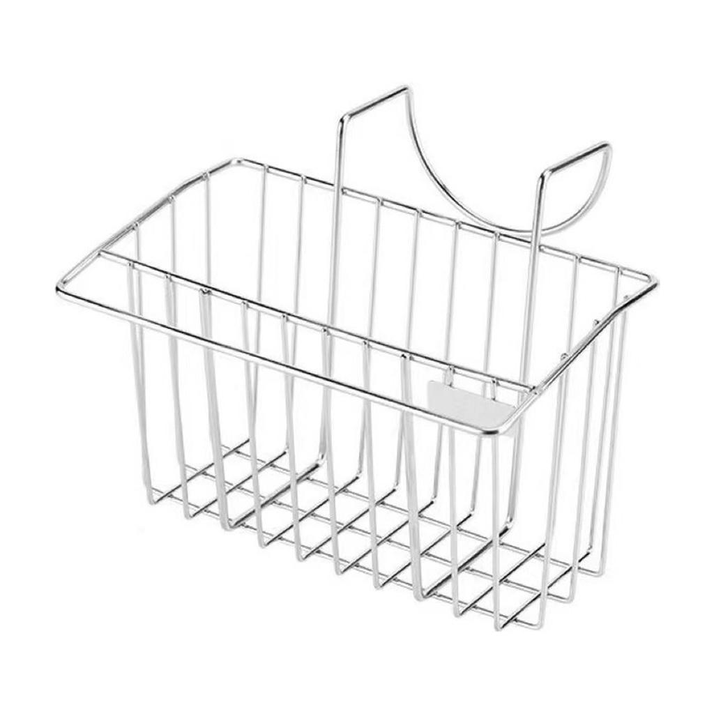Sponge Holder for Kitchen Sink Hanging Soap Brush Sink Caddy Drainer Rack for Sponge Brush Soap Towel & Sink Supplies