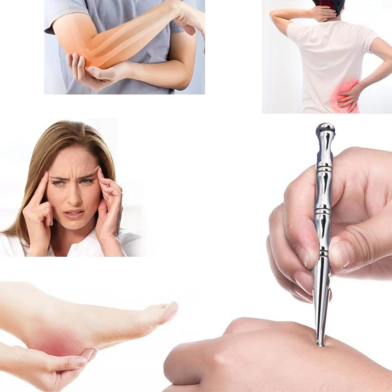 Body Massager Gua Sha Facial Tool, Stainless Steel Guasha Massage Tool Facial Gua Sha Board Spa Acupuncture Pen