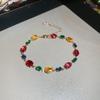 High-End Zircon Floral Heart Bracelet - Luxurious Sparkle for Women