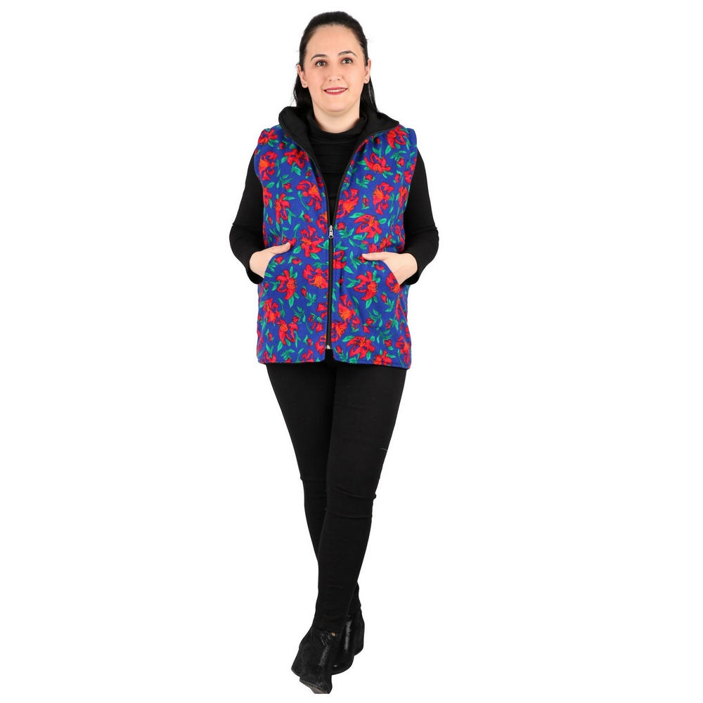 plus size purple vest