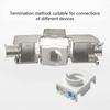 STP Masked RJ45 Keystones Coupler Cat6A Zincs Metal High Speed Data Module