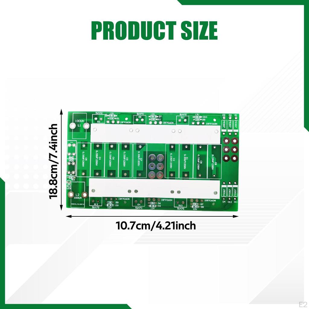 Quenching Induction Heater Module Board Powerful 6-power-tube Design Reliable DIY Metal Heating