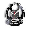 Cute Penguin Mural Wall Clock Baby Penguin Vinyl Record Wall Clock Penguin Family Children's Room Decoration Wall Watch Gift