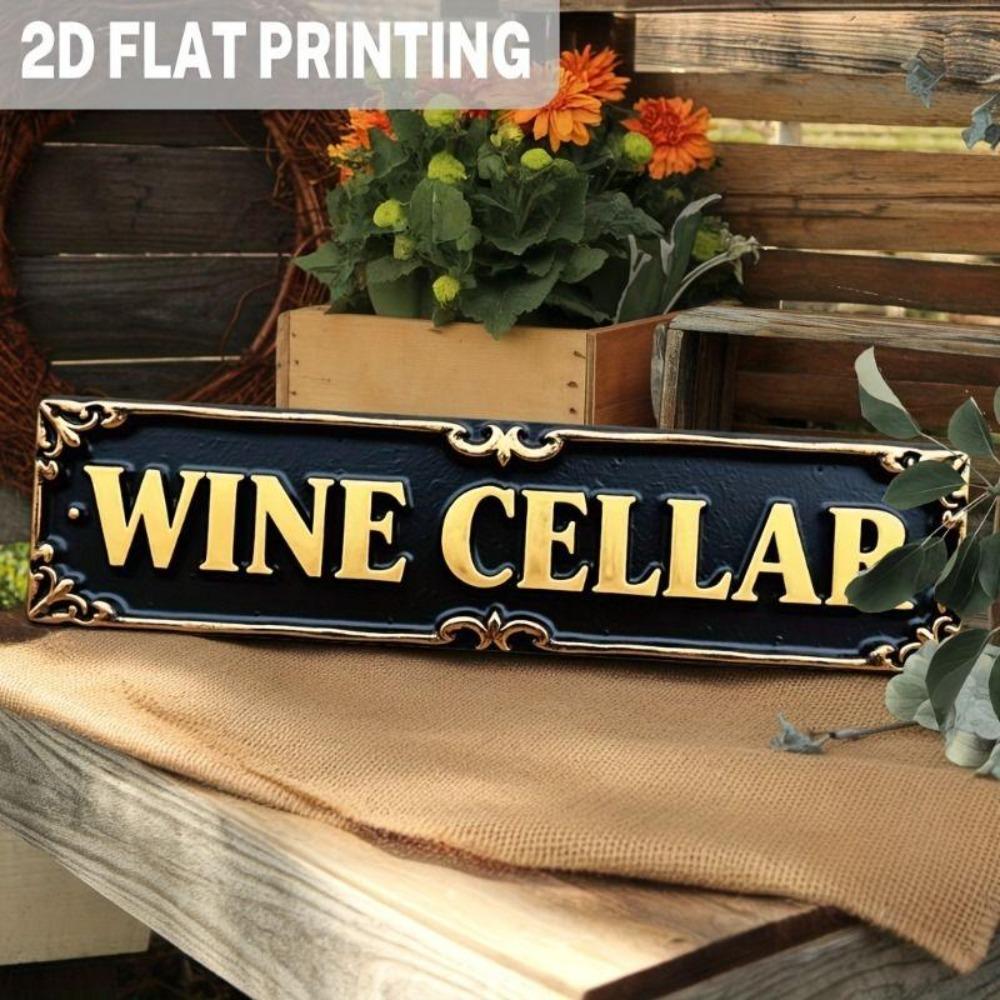Retro Metal Wall Art for Home Office Beer Bar Decor