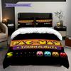 PacMan Tournaments Retro Fun Three-piece Set(1 * Duvet Cover + 2 * Pillowcase, Without Core) Bedding Set Soft and Comfortable