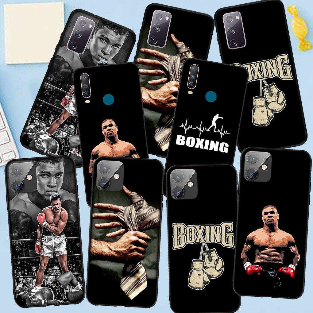 Phone Case for Samsung Galaxy S25 S23 S22 S24 Ultra FE A05 A06 A15 A16 A36 A37 A35 A54 A55 A56 A57 A25 A26 A53 Kickboxing Strong Boxing Gloves Cover