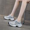 Dad shoes girl 2025 autumn new Internet celebrity with the same lightweight thick sole heightening sports casual fashion versatile women's shoes