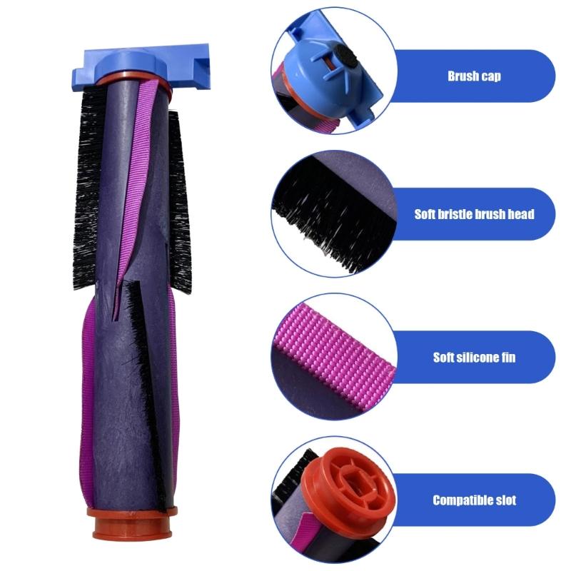 2 Stück Universelle Hauptbürsten für AV2800ZE, RV2820YE, RV2820ZE Staubsaugerzubehör für effiziente Reinigung