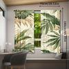2 szt.   Zasłony z nadrukiem liści palmowych   Z tunelem na karnisz   Zasłony drukowane cyfrowo   Materiał poliestrowy   Nadaje się do salonu   Clo