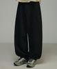 SIGNATURE Brushed Semi-Balloon Fit Slacks [Black]