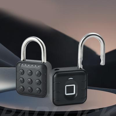 Intelligentes biometrisches Fingerabdruck-Smart-Türschloss Schlüsselloses schnelles Entsperren Diebstahlsicheres Vorhängeschloss IP67 Wasserdicht Heimreisesicherheit