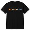 Solar System Planets T Shirt Space Celestial Astronomy Vintage Washed Top For Everyday Wear Casual Breathable Homme