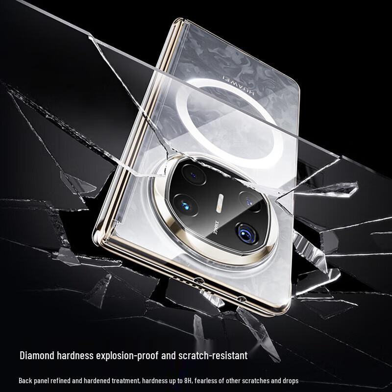 BIAZE Hinge Protection Magnetic Clear Case for Huawei Mate X6