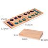 Foldable Mancala Board Game - Fun Classic Table Game with Wooden Board for Adults & Kids