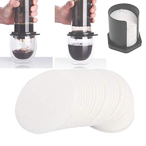 Limnyves 350-Piece Round Disposable Drip Coffee Filter Paper Strainer for Aeropress Coffee Makers and Espresso Makers