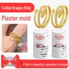 Dragon Scale Gold & Silver Ring Mold: Coiled Dragon Design Jewelry Tool