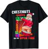Chestnuts Baked Fun and Naughty Santa Claus Dirty Food Bread Christmas Tshirt View The Original Title Soft Mens Clothing Tee