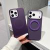 Luxury Purple Magnetic Frosted Case for iPhone 17 Pro Max & Apple 16