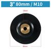 Hook&Loop Rubber Backing Pad Rubber Backer Pad Special-shaped Polishing
