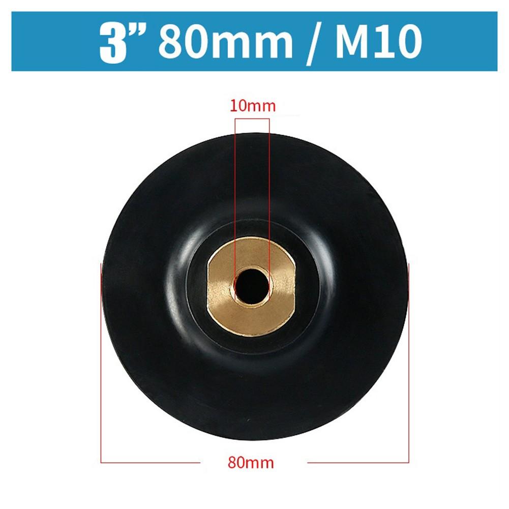 Hook&Loop Rubber Backing Pad Rubber Backer Pad Special-shaped Polishing
