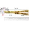 Professional Stainless Steel Folding Butterfly Knife Portable Training Beard Comb Hair Styling Tool for Salons and Practice Comb