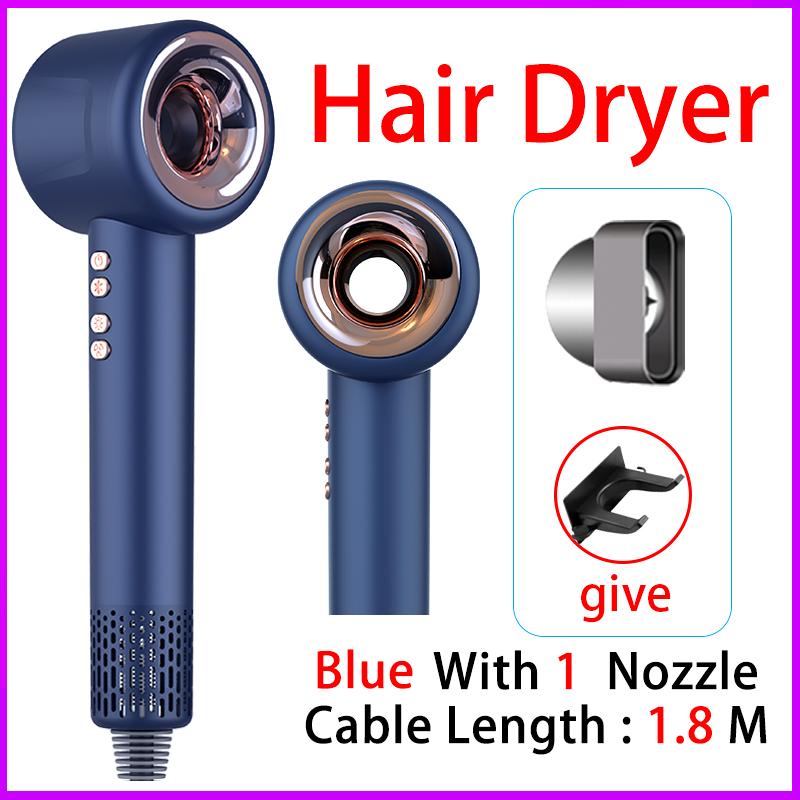 Professional Negative Ionic Hair Dryer  Leafless Hair Dryer Hot/ Cold Blow Dryer Hairdryer Home Appliance Free Shipping Dyso