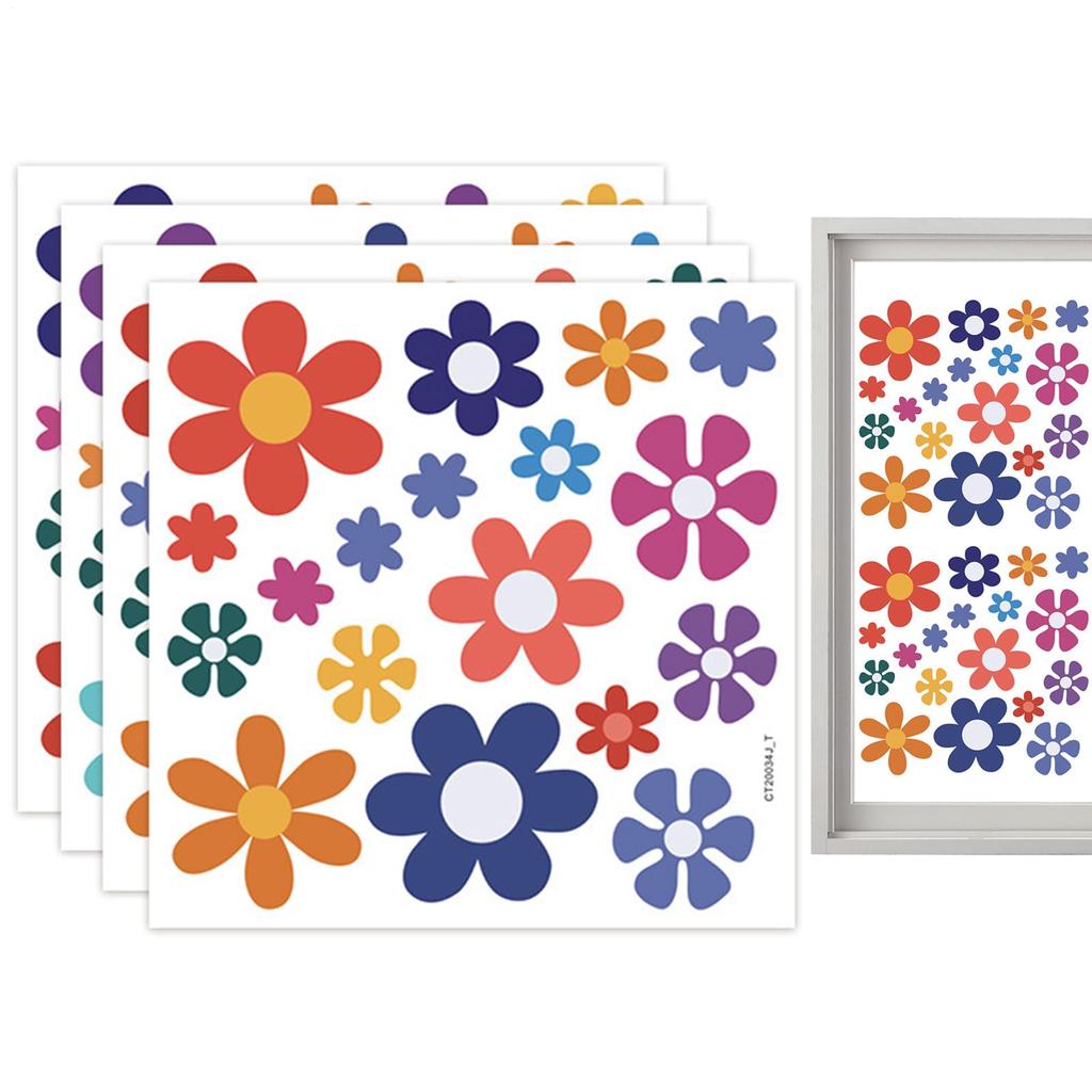 Flower Stickers for Cars,Flower Car Stickers -Ins Style Daisy Car Stickers Pink Girls Bedroom
