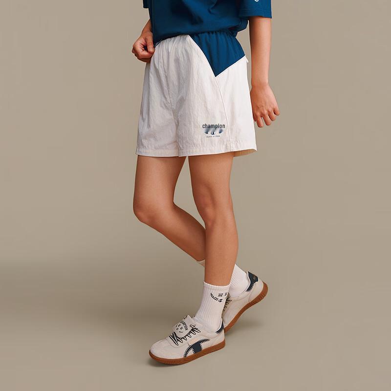 Champion Women's Drawstring Patchwork Casual Shorts