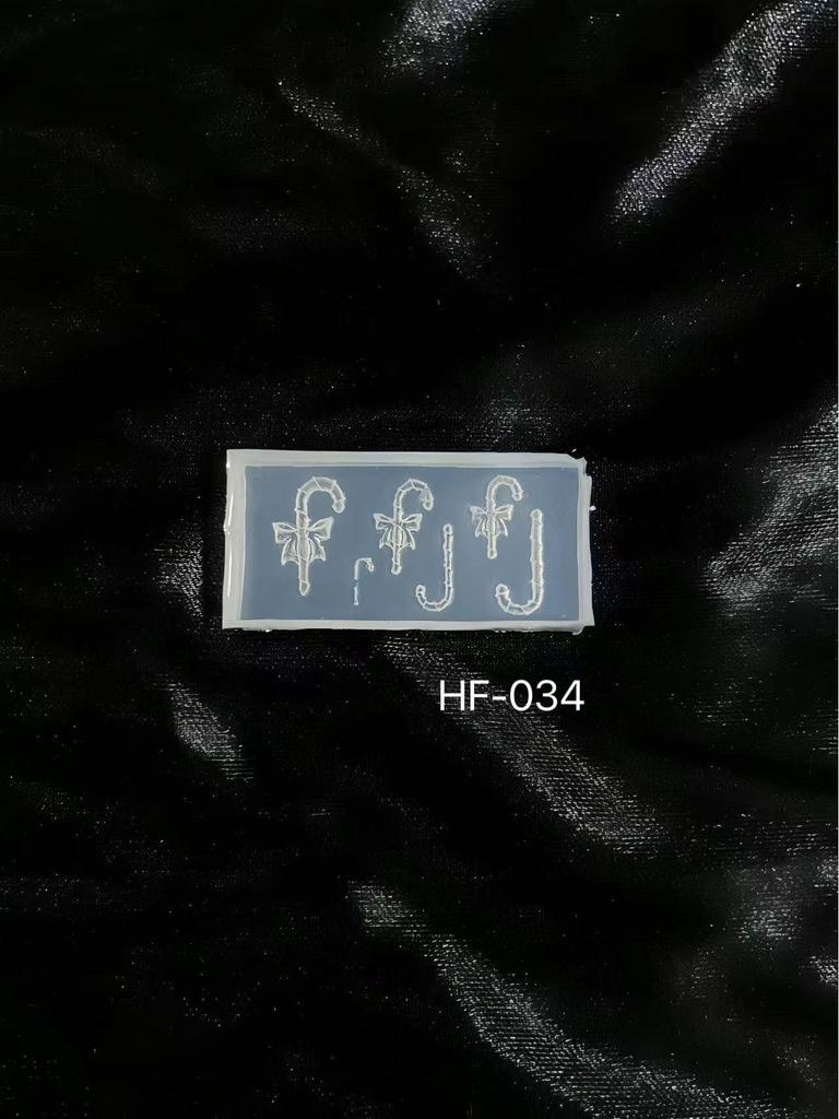 3D Nail Decoration Mold: Diamond, Flower, Rose, Seashell, Cane Shapes