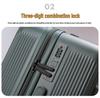 20-Inch Super Light Women's Carry-On Suitcase with Explosion-Proof Zipper, Trendy 24-Inch Men's Luggage, Large Capacity, Phone Holder Included