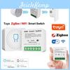 Tuya Smart Zigbee Schalter Wifi Schalter 2-Wege Schalter Relais Modul 220V 110V 16A Smart Life App Sprachsteuerung Für Alex Google Home