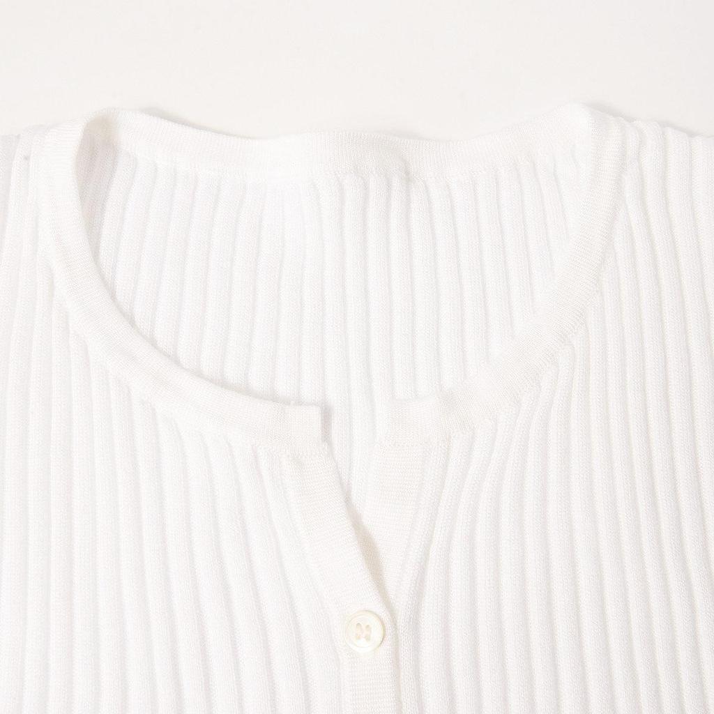 Northern Deer Summer V-Neck Lyocell Knit Short-Sleeve Top for Women