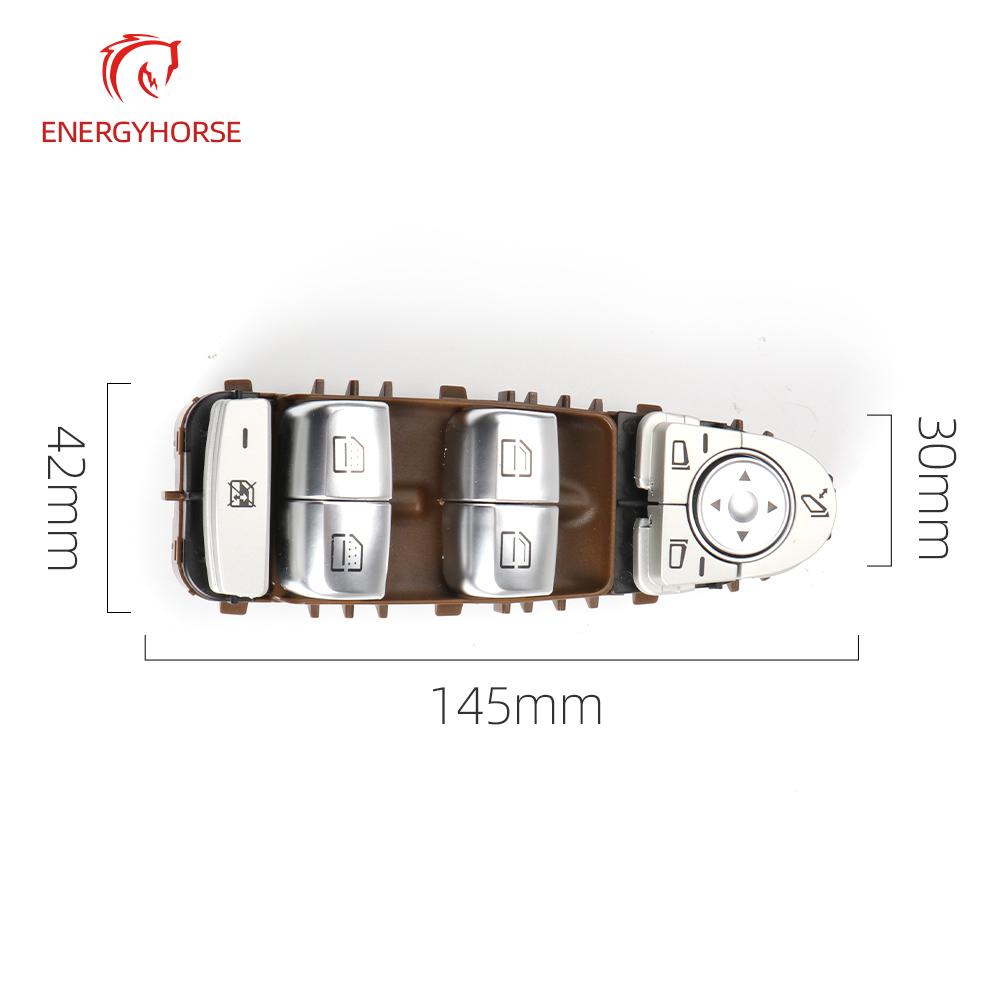 Do Mercedesa W213 Przełącznik sterowania szybą samochodową Przycisk przełącznika podnośnika szyby do Benz E Class 2016- E260 E200 E300