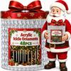 Crystal Transparent Twisted Icicle Pendants Christmas Tree Hanging Decor Ice Ornaments for Winter New Year Wedding Home Party