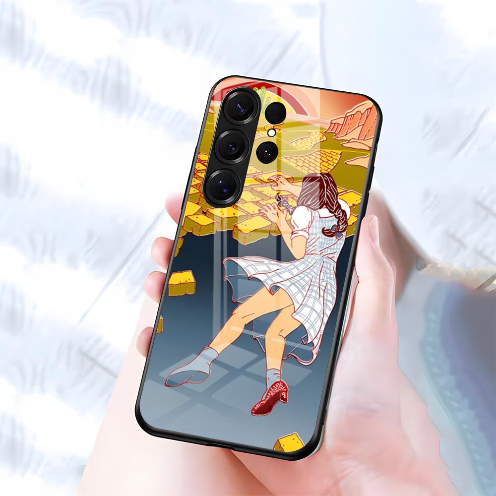 The W-Wizard Of O-OZ Movie Phone Case For Samsung S26 S25 S24 FE S23 S22 S21 Plus S20 Ultra Note20Ultra Black Glass Cover