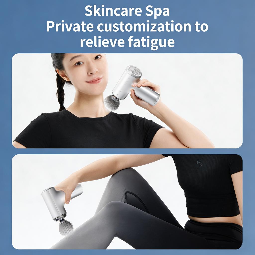 Portable Massage with 4 Interchangeable Heads LED Display - Full Body Percussion Massager for Deep Muscle Relaxation Fuel Injectors 6