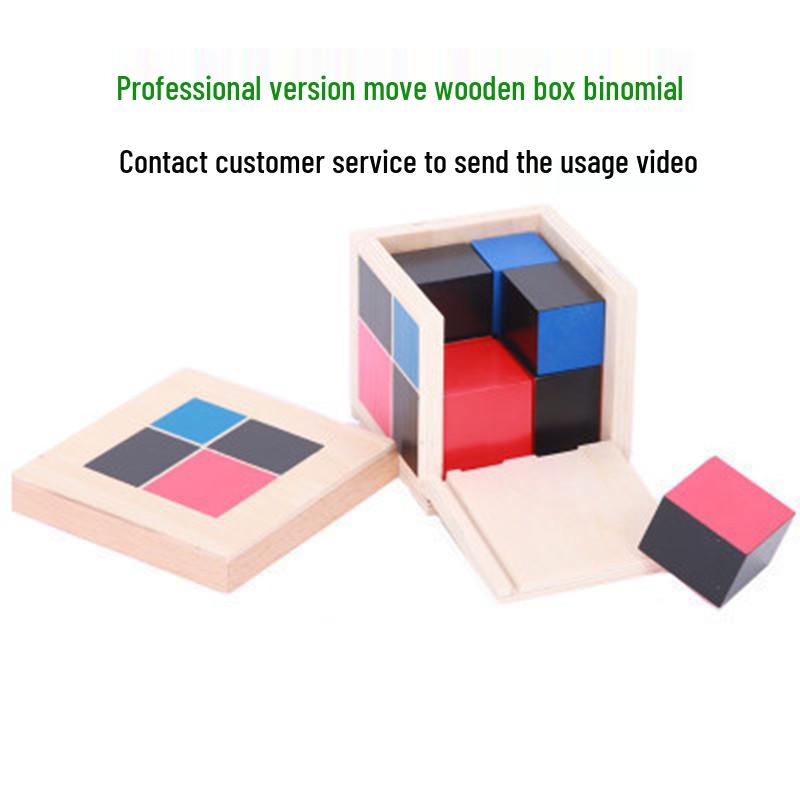 

Монтессори Сенсорные Биномиальные и Триномиальные Блоки для Ранней Математики и Пространственного Познания