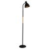 Modern Black LED Floor Lamps Creative Bedroom Reading Deco Dining Room Light Indoor Bulb Dimming White Adjustable
