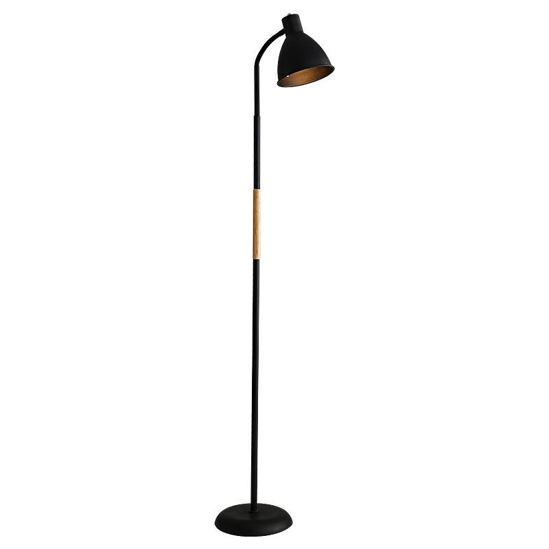 Modern Black LED Floor Lamps Creative Bedroom Reading Deco Dining Room Light Indoor Bulb Dimming White Adjustable