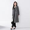Women's Mid-Length Double-Sided Cashmere Melton Coat, 2025 Autumn/Winter Collection.
